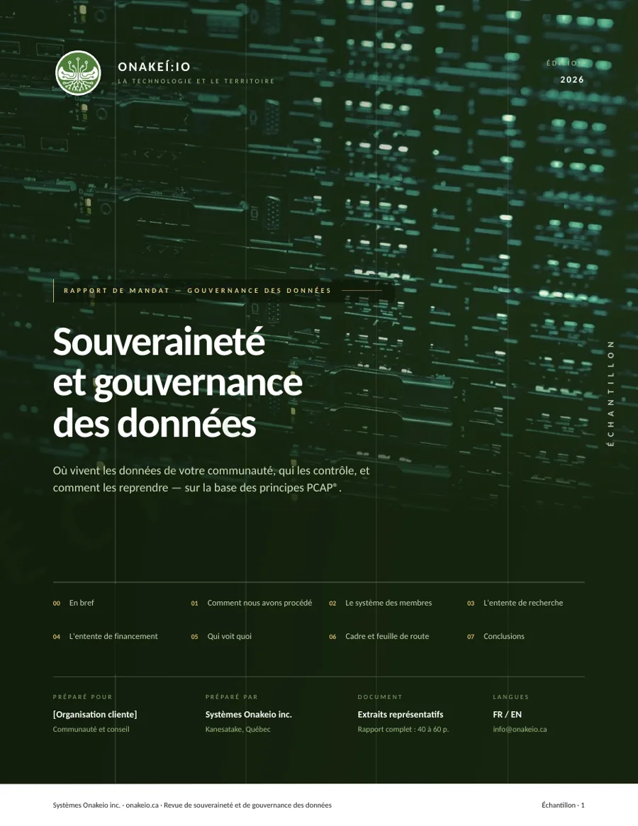 Couverture du rapport exemple